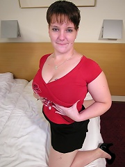 This naughty housewife loves to suck and fuck